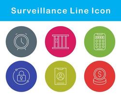 Surveillance Vector Icon Set