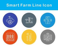 Smart Farm Vector Icon Set