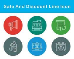 Sale And Discount Vector Icon Set