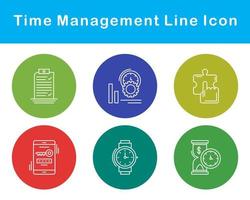 Time Management Vector Icon Set