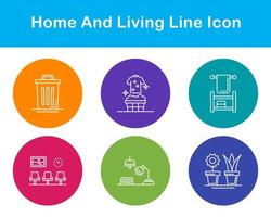 Home And Living Vector Icon Set