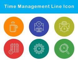 Time Management Vector Icon Set