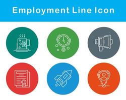 Employment Vector Icon Set