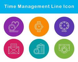 Time Management Vector Icon Set