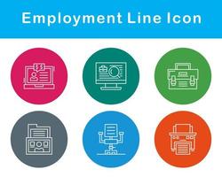 Employment Vector Icon Set