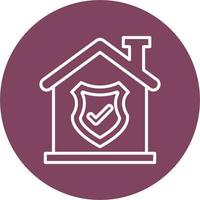 Home Security Vector Icon