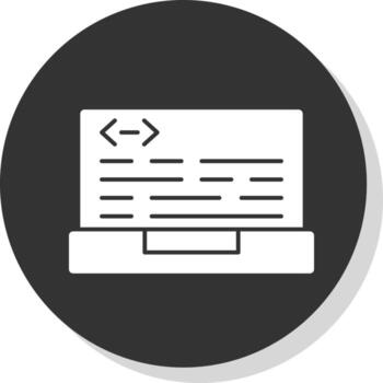 diseño de icono de vector de código de encabezado