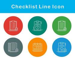 Checklist Vector Icon Set
