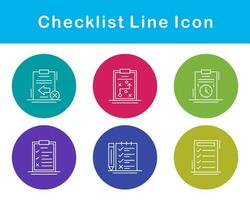 Checklist Vector Icon Set