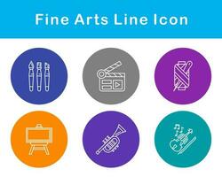 Fine Arts Vector Icon Set