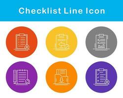 Checklist Vector Icon Set