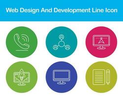 Web Design And Development Vector Icon Set