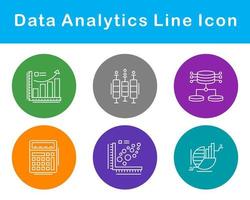 Data Analytics Vector Icon Set