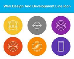 Web Design And Development Vector Icon Set