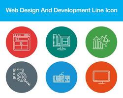 Web Design And Development Vector Icon Set