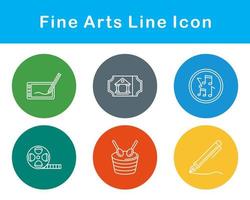 Fine Arts Vector Icon Set