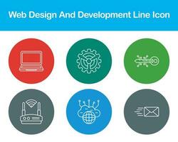 Web Design And Development Vector Icon Set