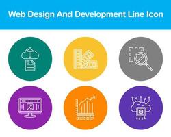 Web Design And Development Vector Icon Set