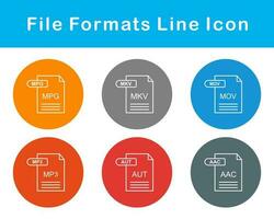 File Formats Vector Icon Set