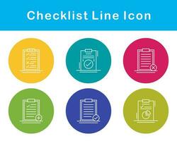 Checklist Vector Icon Set