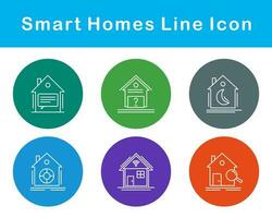 Smart Homes Vector Icon Set