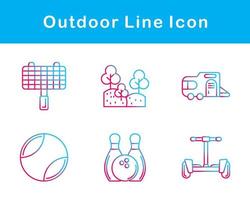 Outdoor Vector Icon Set