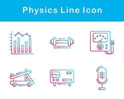 Physics Vector Icon Set