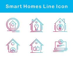 Smart Homes Vector Icon Set