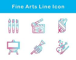 Fine Arts Vector Icon Set