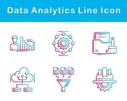 Data Analytics Vector Icon Set