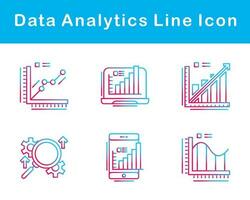 Data Analytics Vector Icon Set