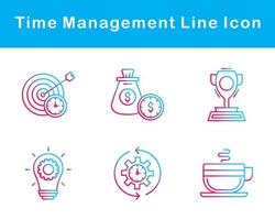 Time Management Vector Icon Set