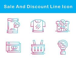 Sale And Discount Vector Icon Set