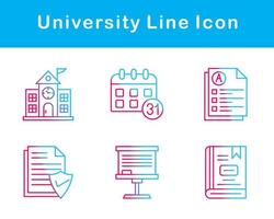 university Vector Icon Set
