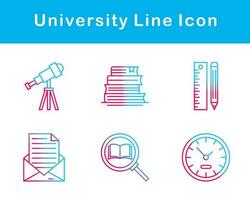 university Vector Icon Set