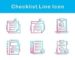 Checklist Vector Icon Set