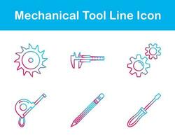 Mechanical Tool Vector Icon Set