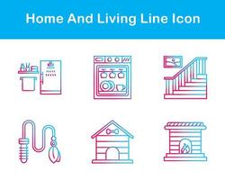 Home And Living Vector Icon Set