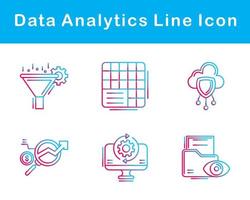 Data Analytics Vector Icon Set