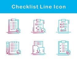 Checklist Vector Icon Set