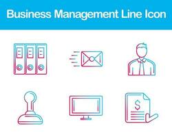 Business Management Vector Icon Set