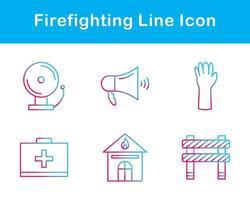 Firefighting Vector Icon Set