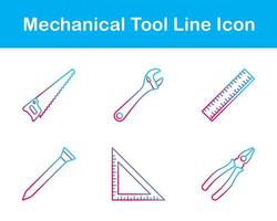 Mechanical Tool Vector Icon Set