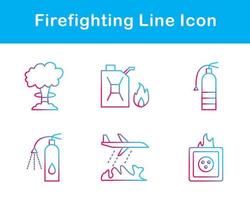 Firefighting Vector Icon Set