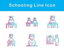 Schooling Vector Icon Set