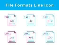 File Formats Vector Icon Set