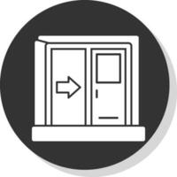 Exit Vector Icon Design