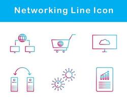 Networking Vector Icon Set