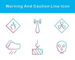 Warning And Caution Vector Icon Set