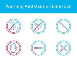 Warning And Caution Vector Icon Set